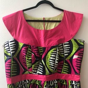 Tailor-made A-line Ankara Dress (18/20) - New